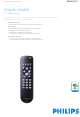 Philips SBCRU510/00B Specification Sheet
