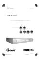 Philips DVDR615/69 User Manual
