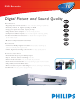 Philips DVDR70/001 Specifications