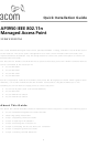 3Com 3CRWX395075A - Wireless LAN Managed Access Point 3950 Quick Installation Manual