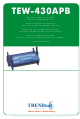 TRENDnet TEW-430APB - Wireless Access Point Quick Installation Manual