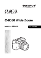 Olympus 8080 - CAMEDIA C Wide Zoom Digital Camera Manual Básico
