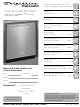 Frigidaire PLD4375RFC - Fully Integrated Dishwasher Use And Care Manual