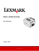 Lexmark 21S0150 - E 321 B/W Laser Printer Reference