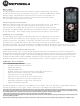 Motorola F3 Brochure