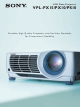 Sony VPL-PX15 Brochure & Specs