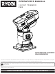 Ryobi P600 Operator's Manual