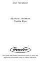 Hotpoint Aquarius TDC30 User Handbook Manual