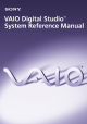 Sony PCV-RX540 - Vaio Desktop Computer System Reference Manual