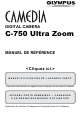 Olympus C-750 - 4MP Digital Camera Manuel De Référence