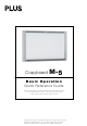 PLUS M-5 Quick Reference Manual