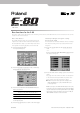 Roland E-80 Addendum