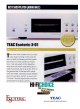 Teac Esoteric X-01 Datasheet