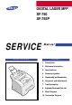 Samsung SF-755P - B/W Laser - All-in-One Service Manual