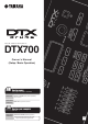 Yamaha DTX700 Owner's Manual