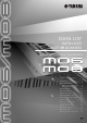 Yamaha MO6 Manual