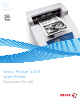Xerox 4510N - Phaser B/W Laser Printer Evaluator Manual