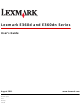 Lexmark 34S0409 - E 360dt B/W Laser Printer User Manual