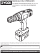 Ryobi P824 Manual Del Operador