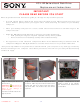 Sony PCV-RZ10C - Vaio Desktop Computer Replacement Instructions