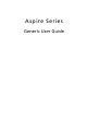Acer 5810T-8929 - Aspire Timeline - Core 2 Solo 1.4 GHz User Manual