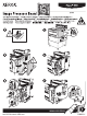 Xerox 5500DN - Phaser B/W Laser Printer Instruction Sheet