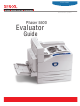 Xerox 5500DT - Phaser B/W Laser Printer Evaluator Manual