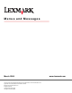 Lexmark 840dn - W B/W Laser Printer Manual