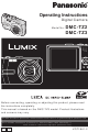 Panasonic DMC-TZ3S - Lumix Digital Camera Operating Instructions Manual