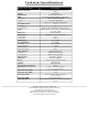 HP Presario SR1100 - Desktop PC Technical Specifications