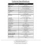HP Presario SR1200 - Desktop PC Technical Specifications