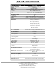 HP Presario SR1200 - Desktop PC Technical Specifications