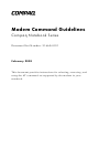 Compaq Presario X1000 - Notebook PC Manuallines