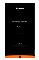 Lenovo IdeaPad A1-07 User Manual