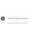 HP Z210 Maintenance And Service Manual
