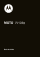Motorola MOTO W408g Manual