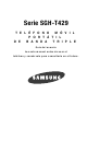 Samsung T429 - SGH Cell Phone Guía Del Usuario