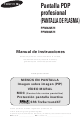 Samsung PPM50M7HB - Plamsa HD Display Manual De Instrucciones