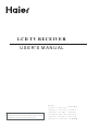 Haier LT15T1WW User Manual