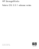 HP StorageWorks 2/16 - SAN Switch Release Note