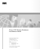 Cisco 1721 - VPN Security Router Bundle Hardware Installation Manual