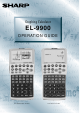 Sharp EL-9900 Operation Manual