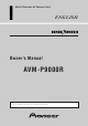 Pioneer 9000 - PRV - DVD Recorder Owner's Manual