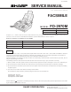 Sharp FO-2970M Service Manual