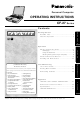 Panasonic CF-27LBAGHEM - Toughbook 27 - PIII 500 MHz Operating Instructions Manual