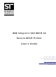 IBM 1352 - InfoPrint B/W Laser Printer User Manual