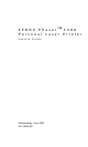 Xerox 3400N - Phaser B/W Laser Printer Service Manual