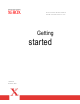 Xerox 6100BD - Phaser Color Laser Printer Getting Started Manual