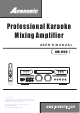 Acesonic AM-898 User Manual