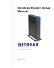 Netgear WNR3500v1 - RangeMax Wireless N Gigabit Router Setup Manual